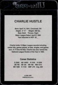 lot 73 image: 1995 Pete Rose Charlie Hustle Autograph