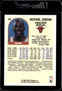 lot 94 image: 1989 Hoops Michael Jordan #200