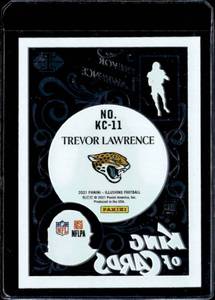 lot 173 image: 2021 Illusions King of Cards Trevor Lawrence Rookie #KC-11