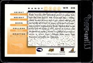 lot 176 image: 1998 Score Randy Moss Rookie #235