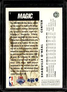 lot 209 image: 1992 Upper Deck Short Print Shaquille ONeal Rookie #1