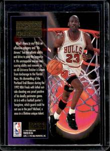 lot 212 image: 1993 Ultra Inside Outside Michael Jordan #4