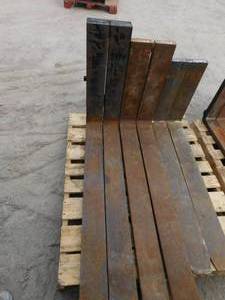 lot 28 image: 3 Sets of Misc. Forklift Forks