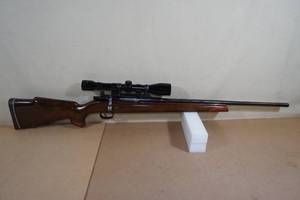 lot 6 image: Fabrica de Armas Oviedo Brazilian 7mm Mauser Bolt Action Rifle with Scope