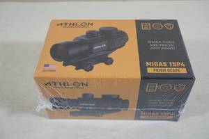 lot 19 image: Athlon Midas TSP4 Prism Rifle Scope - RedGreen Reticle