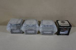 lot 36 image: 4 Lucky Shot Shot Glasses - Embedded Bullet