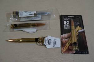 lot 43 image: Lucky Shot 50 Cal BMG Casing Bottle Openers