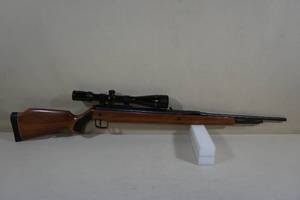 lot 46 image: RWS Diana Model 50 Competition Pellet Rifle with Bushnell 6-18x40 Scope