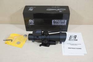 lot 49 image: NcStar P4 Sniper 3-9x42 RedGreenBlue Tactical Rifle Scope