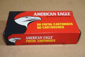 lot 64 image: 50 Federal American Eagle .40 S&W 165 Gr FMJ Ball Ammo