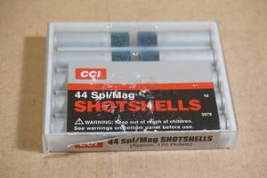 lot 73 image: 10 CCI .44 SplMag Shotshells Ammo