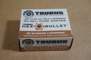 lot 74 image: 20 Taurus Superior .45 ACP 185 Gr Copper HP Ammo