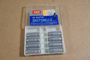 lot 75 image: 8 CCI .45 Auto Shotshells Ammo