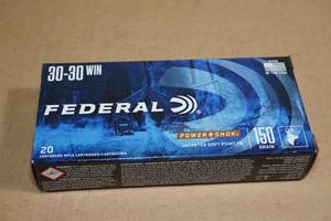 lot 84 image: 20 Federal Power Shok .30-30 Win 150 Gr JSP FN Ammo