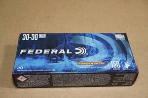 lot 85 image: 20 Federal Power Shok .30-30 Win 150 Gr JSP FN Ammo