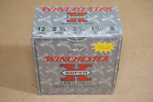 lot 104 image: 25 Winchester Super X 12 Gauge 2-34 5 Lead Shot Shotshells