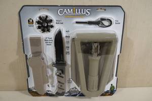 lot 139 image: NEW Camillus Adventure Pack Knife and Camping Set