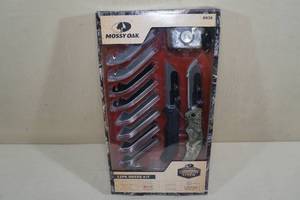 lot 141 image: NEW Mossy Oak 11PK Dress Kit Knife Set