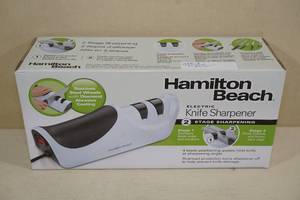 lot 159 image: NEW Hamilton Beach Electric Knife Sharpener