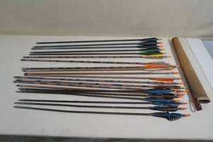 lot 176 image: Assorted Aluminum Arrows with Quiver