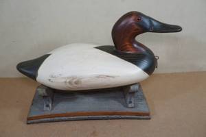lot 189 image: Vintage Ducks Unlimited Decoy with Stand
