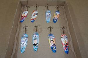 lot 203 image: Oxboro NASCAR Fishing Spoon Lures
