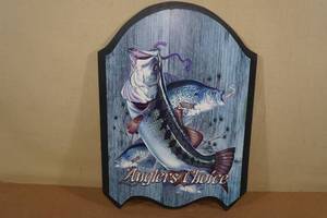 lot 210 image: Anglers Choice Wall Sign