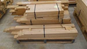 Red Oak Surfaced On 4 Sides Cabinet Facing,