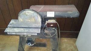 Craftsman Model #113 Sander,  9 Inch Disk, 6 x 48 belt 110v