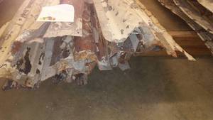 Antique Tin Ceiling Pieces  Edge Molding Pieces