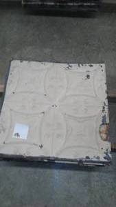 Antique Tin Ceiling Pieces,  2 x 2 Quantity 12