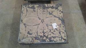 Antique Tin Ceiling Pieces, 2 x 2 Quantity 12