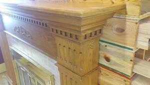Red Oak Custom Fireplace