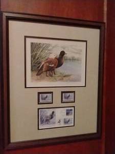 lot 21 image: New Zealand Duck Stamp Print - 1993 Adele Earnshaw