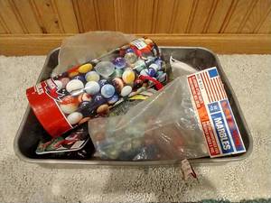 lot 94 image: Huge Tray of Marbles