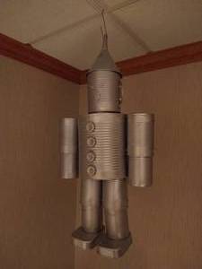 lot 105 image: Tin Man Made From Cans