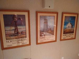 lot 107 image: (3) North Dakota Centennial Pics