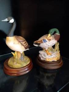 lot 53 image: Canada Goose by Andrea & Mallard by Gorham
