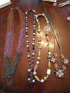 lot 59 image: Large Costume Jewelry Necklaces