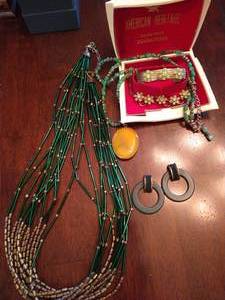 lot 84 image: Green Costume Jewelry