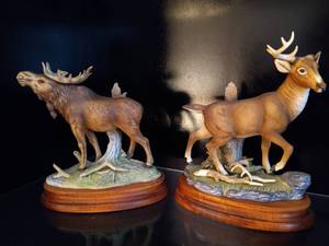 lot 90 image: Stag & Moose by Andrea by Sadek