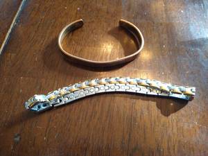 lot 163 image: Two Magnet Bracelets
