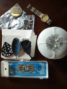 lot 167 image: Duck & Loon Feather Pins & Misc. Jewelry