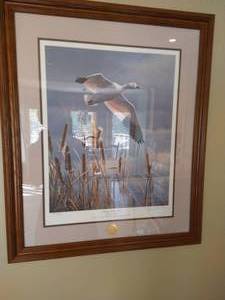 lot 175 image: Signed & Numbered David Smith print for Ducks Unlimited