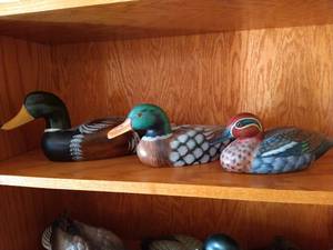 lot 177 image: Three Wood Ducks