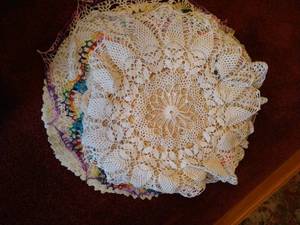 lot 188 image: Many Large Doilies
