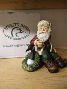 lot 195 image: Ducks Unlimited Seasons Greetings Santa