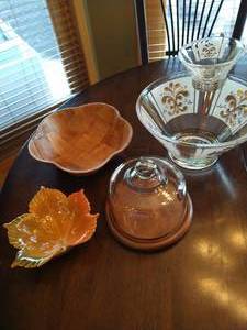 lot 230 image: Autumn Colored Serving Dishes