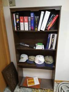 lot 256 image: Bookshelf & Contents (Mostly NEC Books)