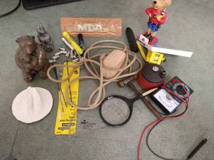lot 264 image: Grab Bag Lot - Multi-Meter, Magnifying Glass, Etc.